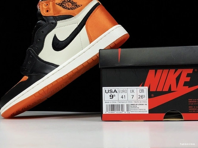 HYPE Air AV3725-010 Womens Jordan Satin 1 Retro Backboard Shattered 0719